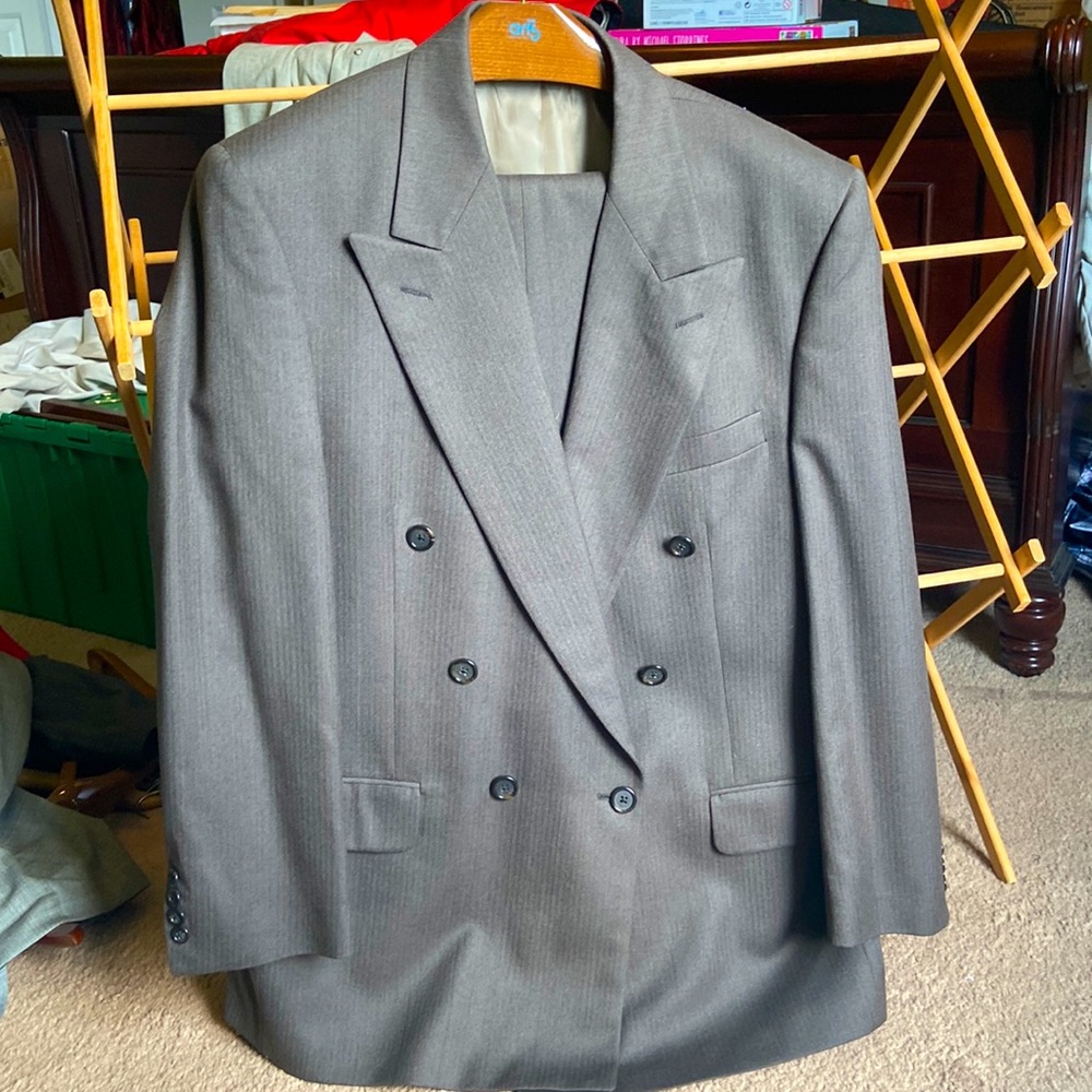 Vintage Wool Burberrys Suit